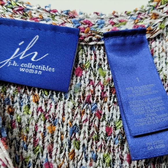 Jh Collectibles Women Tank Top Size 1 Multicolor Polyester Sleeveless Scoop Neck - Picture 3 of 9